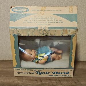 Vintage Horsman Tynie David Boy Doll Drinks Wets Washable Irene Szor Made USA